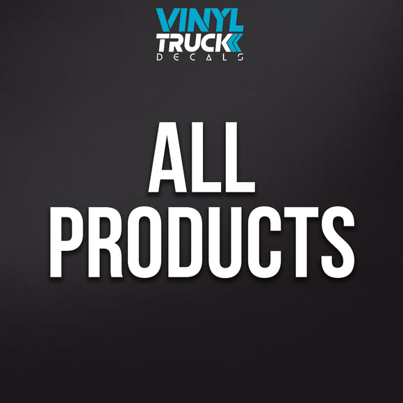 all vinyl truck decals products