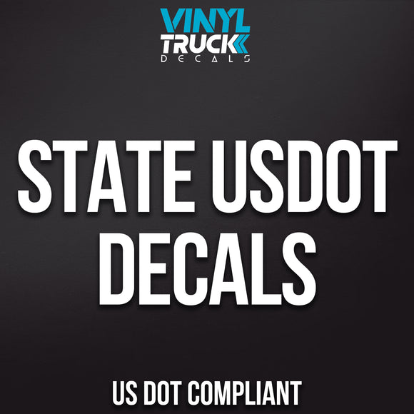 state usdot decals