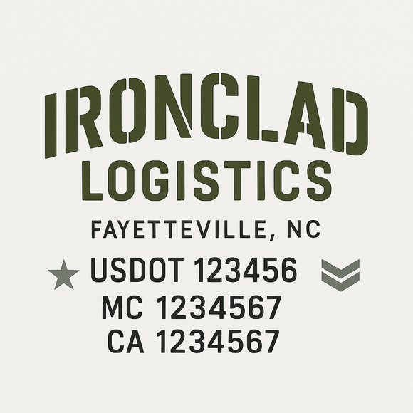 Custom Truck Door Decal Sticker Lettering Sign With Business Name, City-State, USDOT, MC, GVW, CA, KYU, VIN (Set of 2)