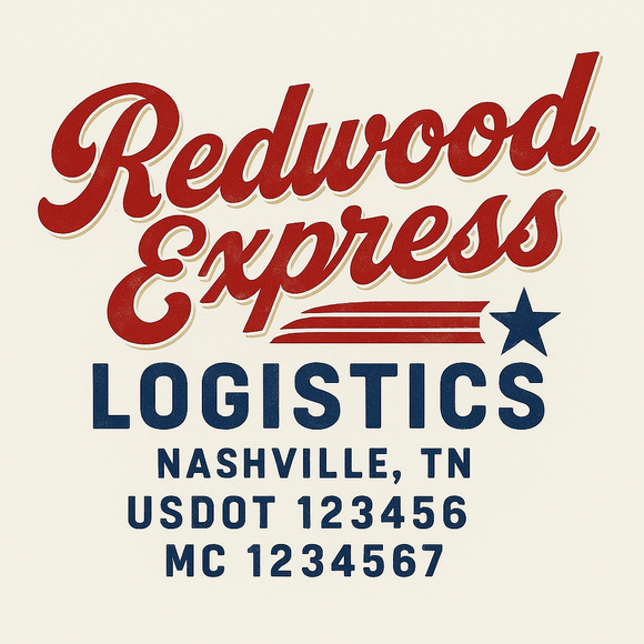 Custom Truck Door Decal Sticker Lettering Sign With Business Name, City-State, USDOT, MC, GVW, CA, KYU, VIN (Set of 2)