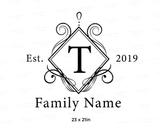 Personalized Home Decor Vinyl Decal