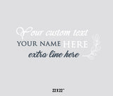 Vinyl Wall Decal - Custom