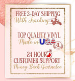 Custom Bedroom Art | Removable Vinyl Wall Decal | Home Decor