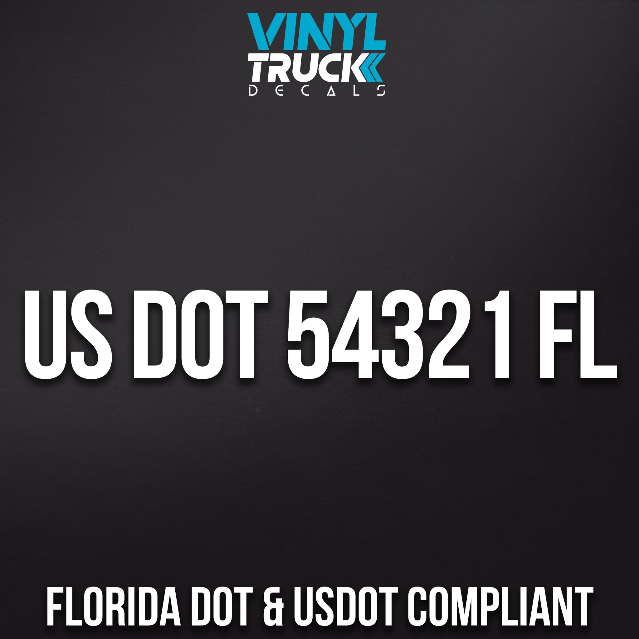 thumbnail image 2 of Custom USDOT Vinyl Number Stickers – Truck Semi Trailer Decals – Choose Your Numbers – Made In USA 2 of 2