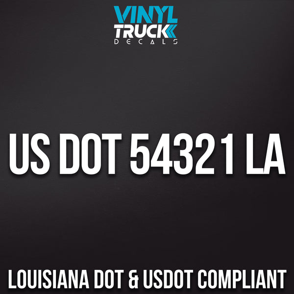 Louisiana State Outline Decal - White Vinyl Sticker For Cars, Walls, Laptops (5.5x5 In)