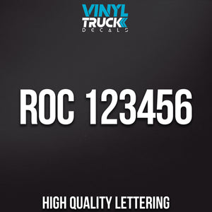 ROC vinyl decal